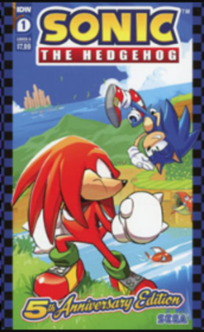 Sonic The Hedgehog Vol 3 #1 5th Anniversary Edition (Cover A)