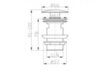 BelBagno BB-SAT-NERO Донный клапан, цвет: чёрный