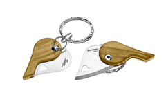 Фото Нож-брелок LionSteel, сталь 440, Lion Beat Olive Pendant, оливковое дерево, L/LB UL