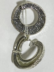 Багдад (серьги из серебра)