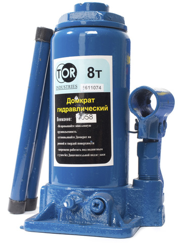 Домкрат гидравлический TOR ДГ-8 г/п 8,0 т  (1058)