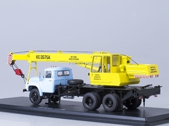 ZIL-133GYa KS-3575A Truck Crane yellow-blue Start Scale Models (SSM) 1:43