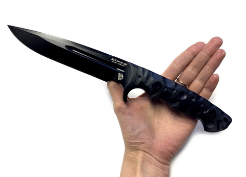 Нож Ягуар-М НОКС Black, сталь D2, рукоять G10, 602-700426