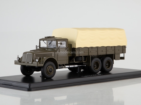 Tatra 111R flatbed truck with awning khaki-beige 1:43 Start Scale Models (SSM)