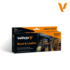 MODEL COLOR SET: Wood & Leather (8)