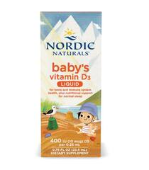 Nordic Naturals, Детский витамин D3, 400 МЕ, 11 мл