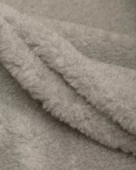 Мех шерстяной, 550 г/м2, шерсть-50%, п/э-50%, пр-во Беларусь, ш. 150 см, серый