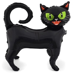 Шар К Ходячая фигура, Кошка черная, 25