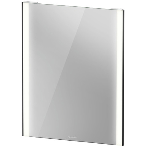 Duravit XViu XV70310B2B2 Зеркало с подсветкой 800x620x40мм, сенсорное управление, цвет: черный матовый