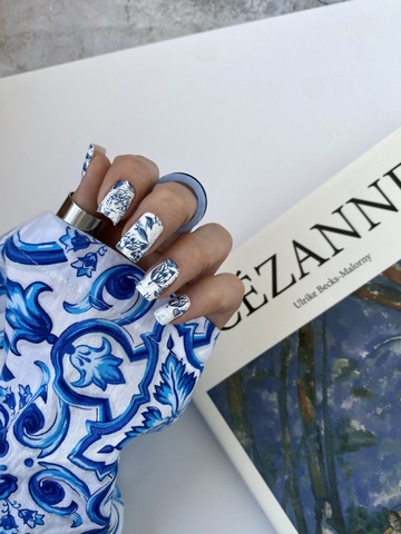 Пленки для маникюра IBDI NAILS 03 BLUE PEONY