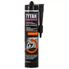 Герметик каучуковый кровельный Tytan Professional черный 310 мл