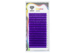 Ресницы  Lovely - 20 линий - MIX (D 0.10 7-13mm) фиолетовые (purple)