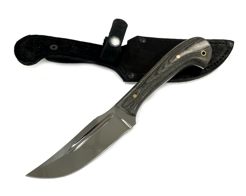 Нож Пчак Узбекский, цельнометаллический, Bohler N690, микарта