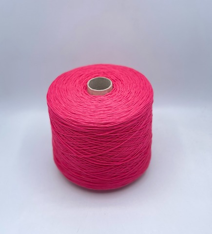 Бобинная пряжа (пр.Италия), art.Cotone, 350м/100 гр. 100%Хлопок, цвет-Розовый коралл , арт.34775