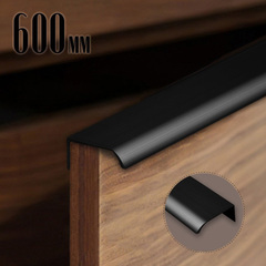 Ручка торцевая CAPPIO, L=600 мм, м/о 480 мм, цвет черный 9561370