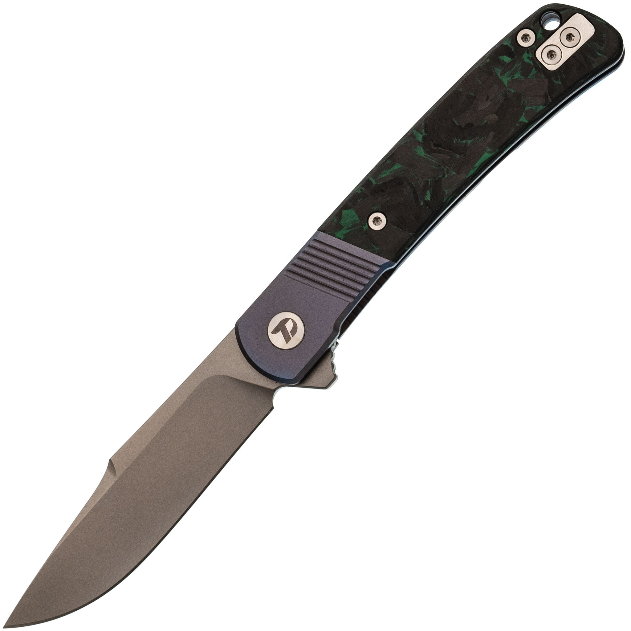 Складной нож Dr.Tech D4368BL, сталь D2, рукоять TC4
