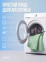 Наперник на молнии стеганый 50х70 см чехол для подушки 1 шт