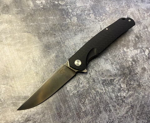 Складной нож Shark Black, сталь D2, G-10, ТДК Кизляр
