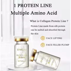 ЖИДКИЕ ЗОЛОТЫЕ ПРОТЕИНОВЫЕ НИТИ ДЛЯ ЛИЦА BingJu protein line hydrolyzed collagen
