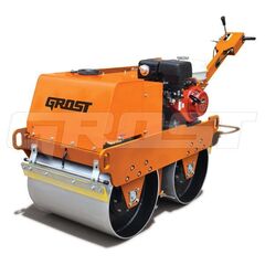 Виброкаток ручной GROST VR500 двухвальцовый - [550 кг / Honda GX270]