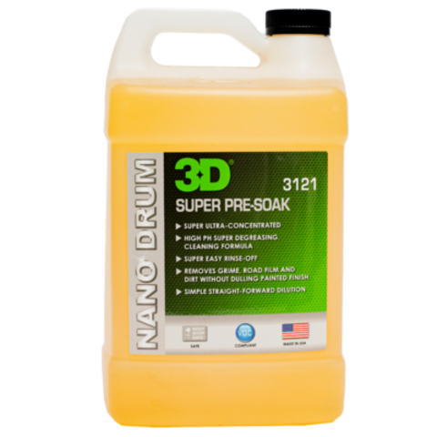 3D Super Pre Soak шампунь-обезжириватель для предварительной мойки автомобиля 3,785л