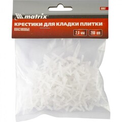 88087 Крестики, 2.0 мм, для кладки плитки, 200 шт Matrix