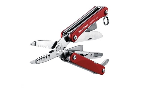 Мультитул Leatherman Squirt ES4 Electrician, 57,2 mm, 13 функций, Red  (831237)
