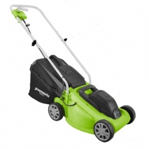 Электрическая газонокосилка Greenworks GLM1232, 33 см, (2502207), 1200 Вт