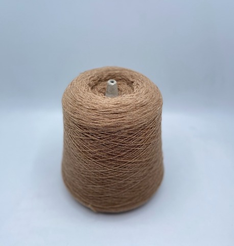 Бобинная пряжа (пр.Италия),art-Scozia 1500м/100гр,100%Шерсть, цвет-Бежевый меланж , арт.28326