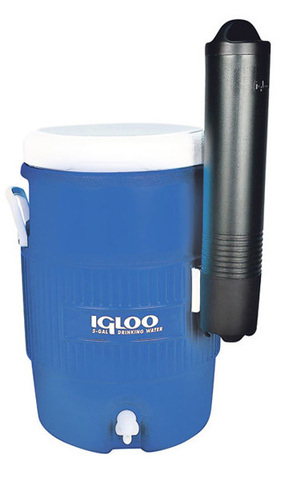 Изотермический пластиковый контейнер Igloo 5 Gal St Cup Disp Blue Изотермический пластиковый контейнер Igloo 5 Gal St Cup Disp Blue