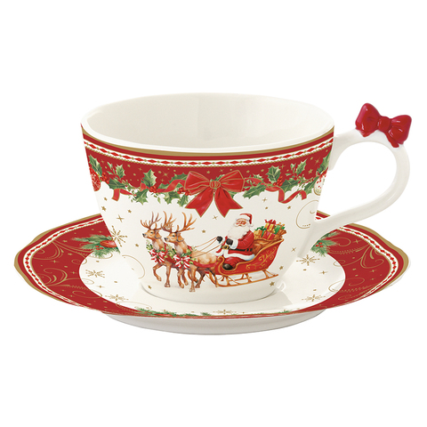 Фото: Чашка с блюдцем christmas heritage, 240 мл - основной вид