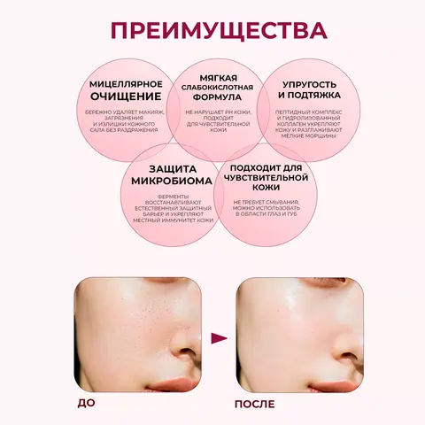 JMSOLUTION GLOW LUMINOUS FLOWER FIRMING CLEANSING WATER ROSE очищающая вода для лица с экстрактом розы, 500 мл
