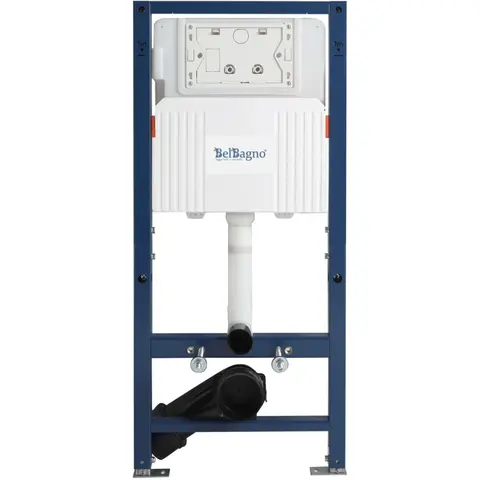 BelBagno BB-109-M-C Инсталляция для подвесного унитаза, сборная из двух частей, для механической кнопки, 500x165x1125