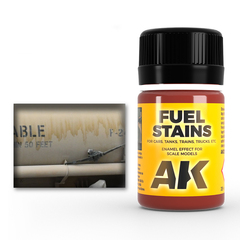 Эмалевый эффект подтёков топлива AK Interactive - Fuel Stains 35ml