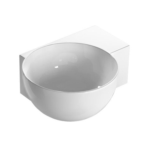 Globo T-Edge TE040BI*1 Раковина подвесная/на столешницу 40х32 см, с 1 отв под смеситель, цвет белый