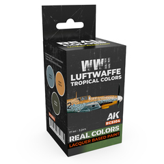Набор красок AK Interactive Real Colors - WWII Luftwaffe Tropical Colors