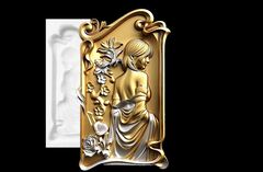 Силиконовый молд № 0752 Накладка
