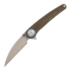 Фото Складной нож Artisan Cazador, сталь AR-RPM9, рукоять Micarta