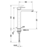 Duravit A.1 A11040002010 Смеситель для раковины на 1 отв., высокий, h=295мм, цвет: хром