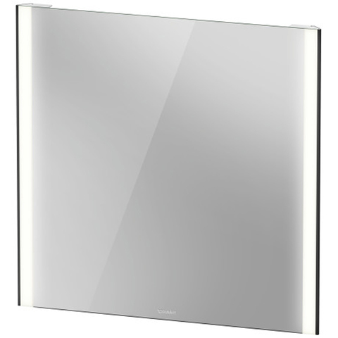 Duravit XViu XV70320B2B2 Зеркало с подсветкой 800x820x40мм, сенсорное управление, цвет: черный матовый