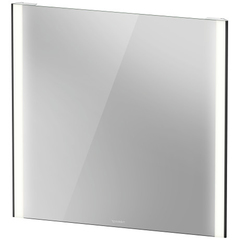 Duravit XViu XV70320B2B2 Зеркало с подсветкой 800x820x40мм, сенсорное управление, цвет: черный матовый фото