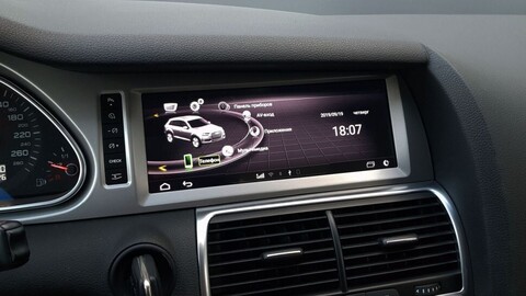 Монитор для Audi Q7 2G (2005-2009) Android 12 8/128GB IPS 4G модель MRW-9818