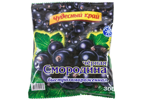 Черная смородина замороженная, 300г