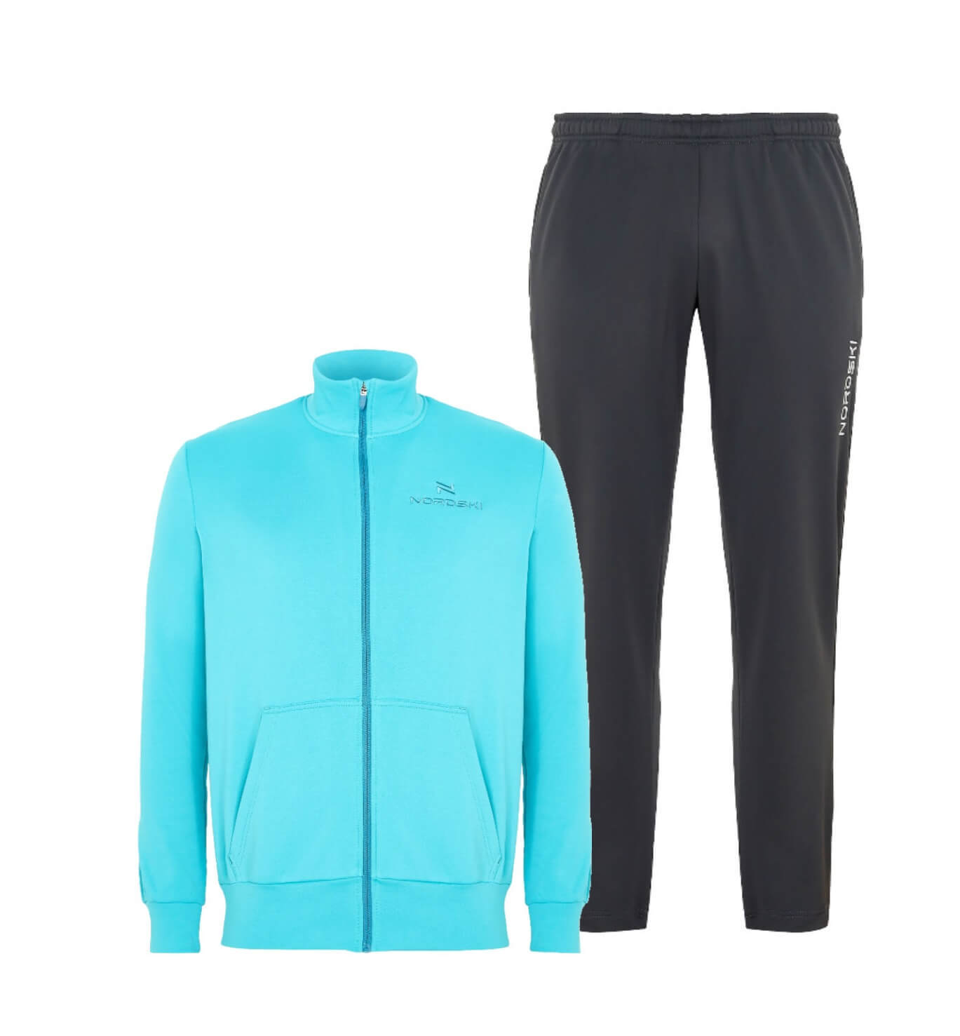 Nordski Zip Base спортивный костюм мужской dark breeze-grey
