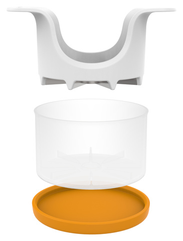 Яблокорезка Fiskars Functional Form 1016132 белый/оранжевый