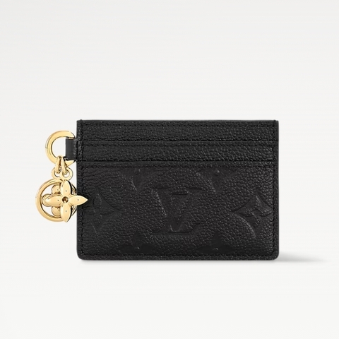 Держатель для карт Louis Vuitton Charms, черный