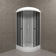 Душевая Кабина Triton Грэй 90*90 А ПД2 тонированное стекло