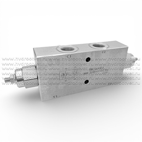 Фото VBCD-G3/4-DE-A - Подпорно-тормозной сдвоенный клапан трубный G3/4