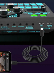 Звуковая микшерная консоль, пульт - усилитель для ПК, Смартфона SX91 Live Sound
