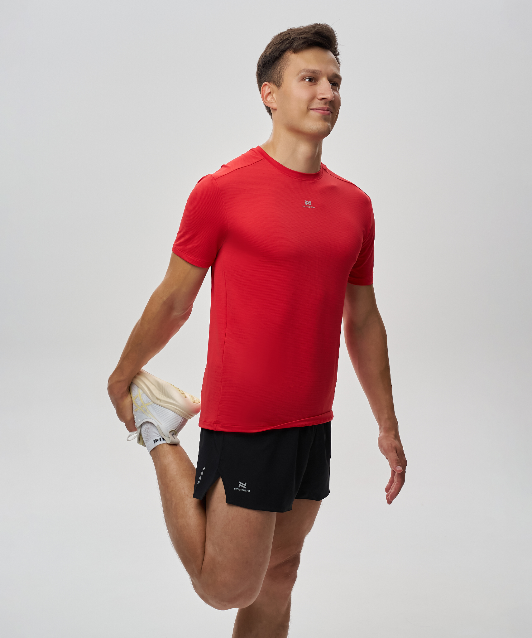 Мужской комплект для тренировок Nordski Run 2.0 red-black - 2